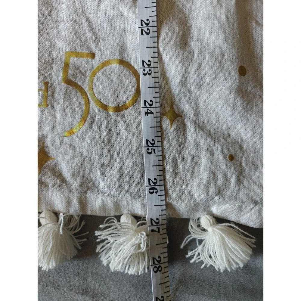 Walt Disney World 50th Anniversary Castle Hand‎ Towel With Fringe
